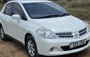 Nissan Tiida 2010 White for sale