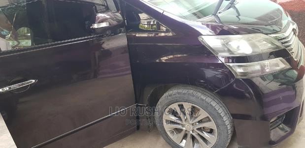 Purple Toyota Vellfire 2011 - High-End MPV, Pre-owned