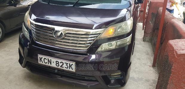 Purple Toyota Vellfire 2011 - High-End MPV, Pre-owned