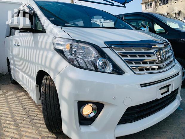 White 2014 Toyota Alphard - Spacious Minivan Available