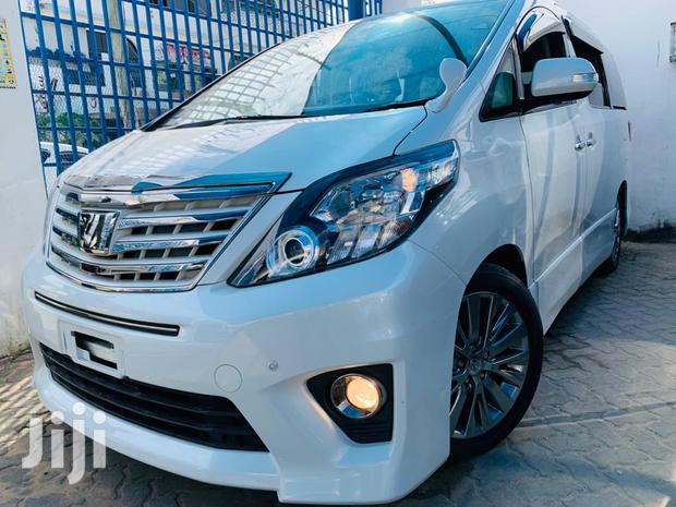White 2014 Toyota Alphard - Spacious Minivan Available