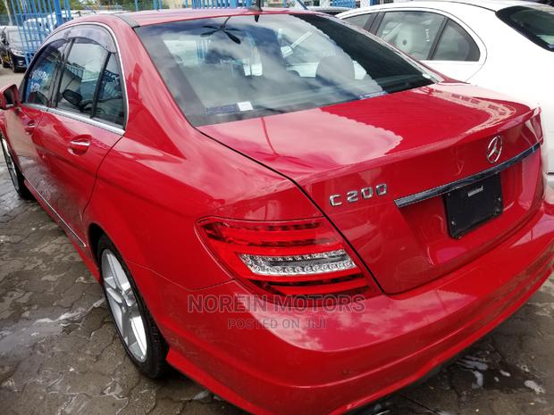 Red 2015 C200 Mercedes-Benz - Luxury Compact Executive Car
