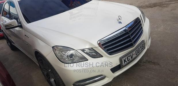 2012 White Mercedes-Benz E350 - Powerful Executive Car