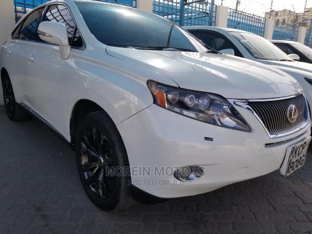 White 2012 Toyota Harrier: Experience Luxury on the Road