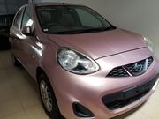 2014 Nissan March Pink - Charming Compact Vehicle for Sale for sale