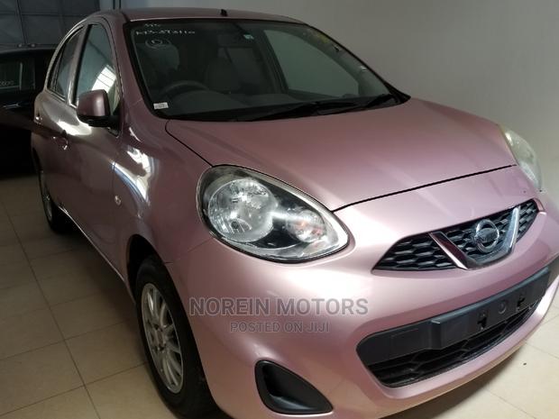 2014 Nissan March Pink - Charming Compact Vehicle for Sale