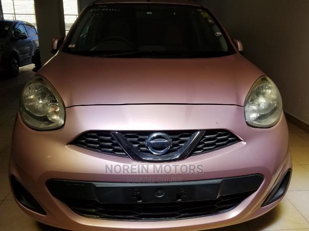 2014 Nissan March Pink - Charming Compact Vehicle for Sale