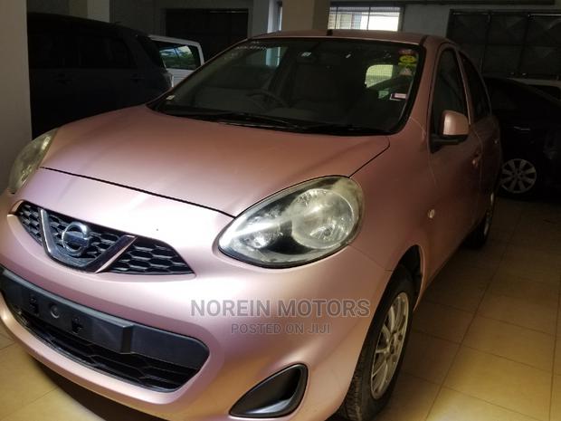 2014 Nissan March Pink - Charming Compact Vehicle for Sale