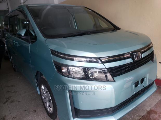 Blue Toyota Voxy 2015: Premium Minivan for a Smooth Ride
