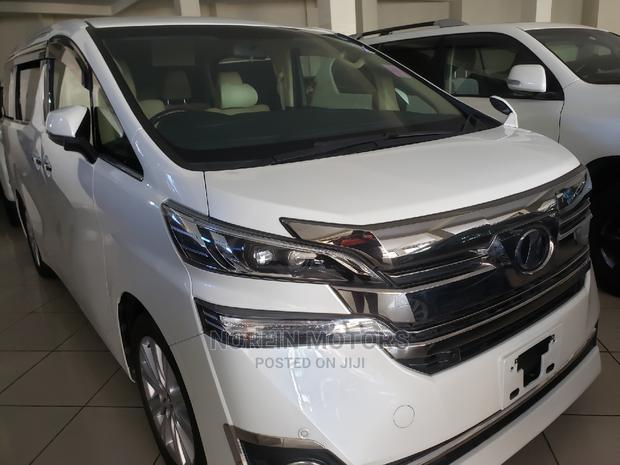 Off-White 2015 Toyota Vellfire - Luxurious Minivan for Sale