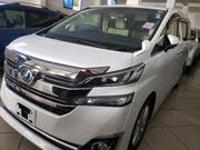 Off-White 2015 Toyota Vellfire - Luxurious Minivan for Sale for sale