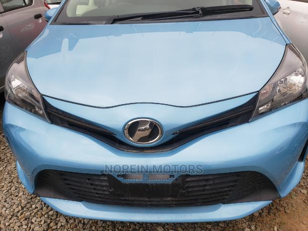 Blue 2015 Toyota Vitz: Compact, Efficient and Reliable Sedan