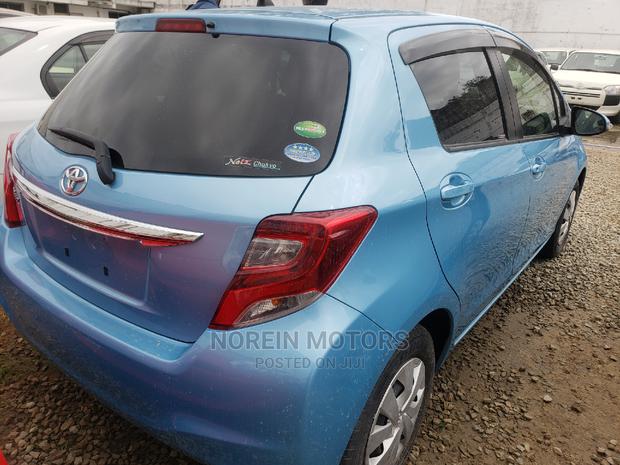 Blue 2015 Toyota Vitz: Compact, Efficient and Reliable Sedan