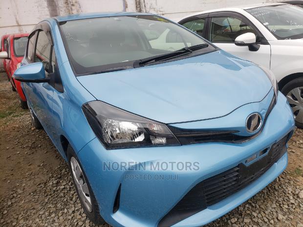 Blue 2015 Toyota Vitz: Compact, Efficient and Reliable Sedan