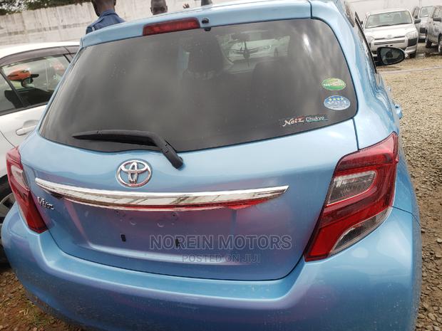 Blue 2015 Toyota Vitz: Compact, Efficient and Reliable Sedan