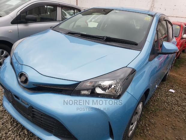 Blue 2015 Toyota Vitz: Compact, Efficient and Reliable Sedan
