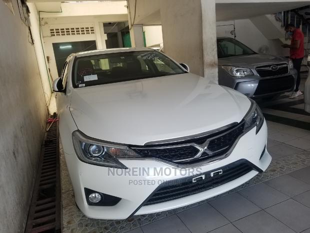 2015 Toyota Mark X Off White Premium Sedan