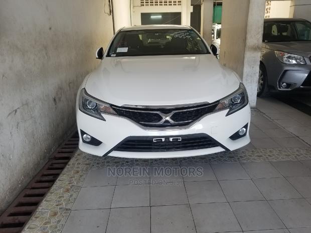 2015 Toyota Mark X Off White Premium Sedan