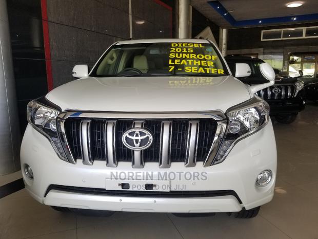 Off-White 2015 Prado Toyota Land Cruiser SUV for Sale