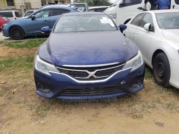 2014 Toyota Mark X Blue Luxury Sedan: Elegance Redefined
