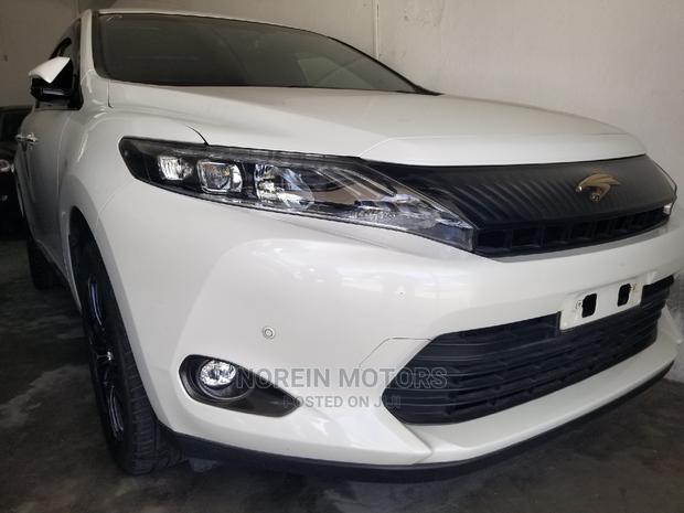 White 2014 Toyota Harrier - Powerful and Comfortable SUV