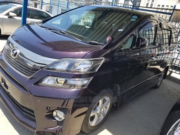 Luxury 2014 Toyota Vellfire in Purple - Premium Used MPV for Sale