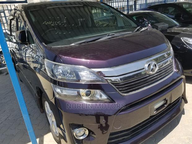 Luxury 2014 Toyota Vellfire in Purple - Premium Used MPV for Sale