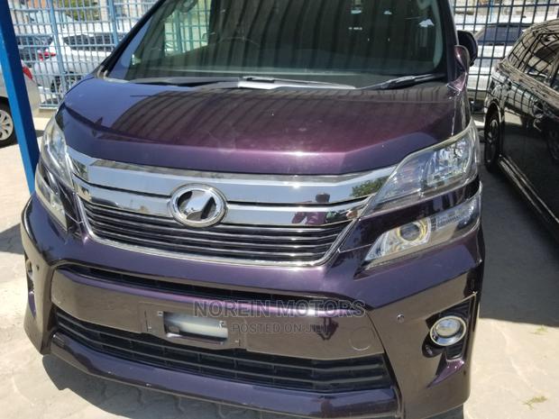 Luxury 2014 Toyota Vellfire in Purple - Premium Used MPV for Sale