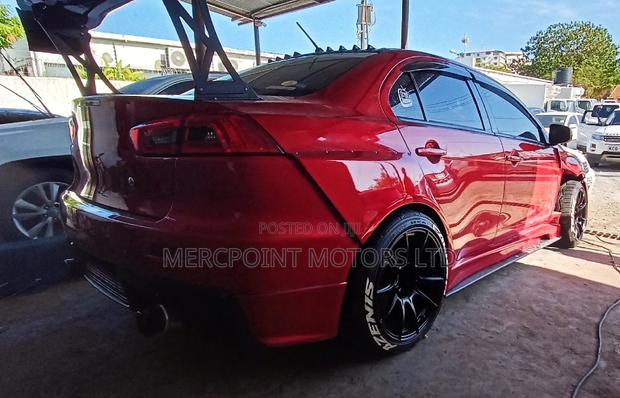 Red 2020 Mitsubishi Lancer Evo: Aggressive Compact Sedan