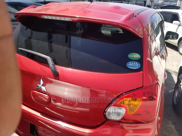 2015 Mitsubishi Mirage Red: Pre-Owned Compact Hatchback for Sale