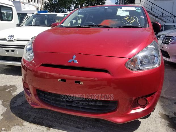 2015 Mitsubishi Mirage Red: Pre-Owned Compact Hatchback for Sale
