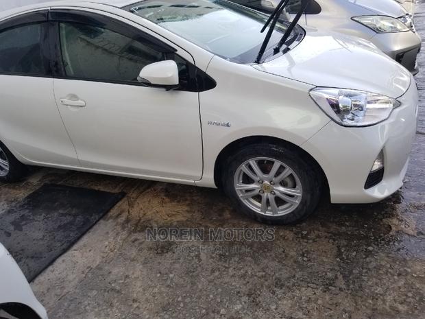 2015 Toyota Aqua White Hatchback with Low Miles