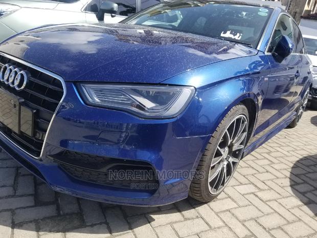 Blue Audi A3 2015 - High-end Compact Car