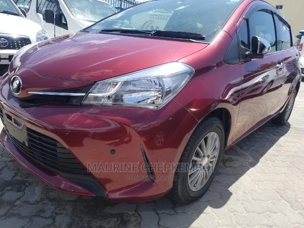 Toyota Vitz 1.3 FWD 3dr 2015 Red