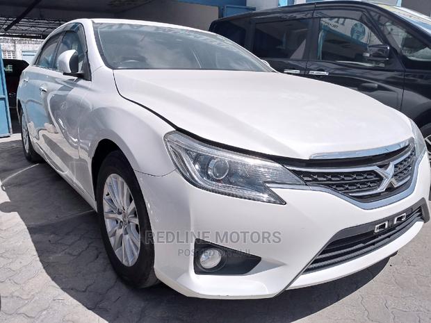 White 2016 Toyota Mark X 2.5 AWD: Powerful Sedan with All-Wheel Drive
