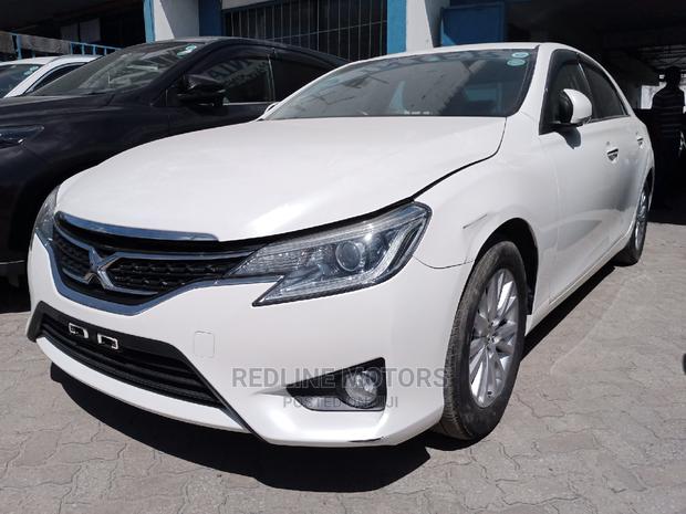 White 2016 Toyota Mark X 2.5 AWD: Powerful Sedan with All-Wheel Drive
