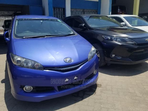 Blue 2014 Toyota Wish: Modern Comfort and Versatility