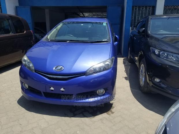 Blue 2014 Toyota Wish: Modern Comfort and Versatility