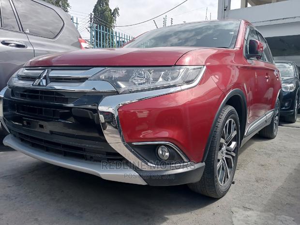 2017 Mitsubishi Outlander SE AWC Red for Sale