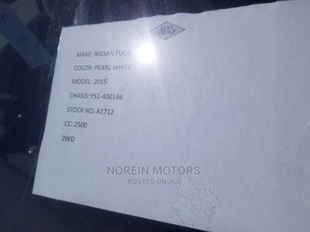 Used 2015 Nissan Fuga White - Affordable Luxury