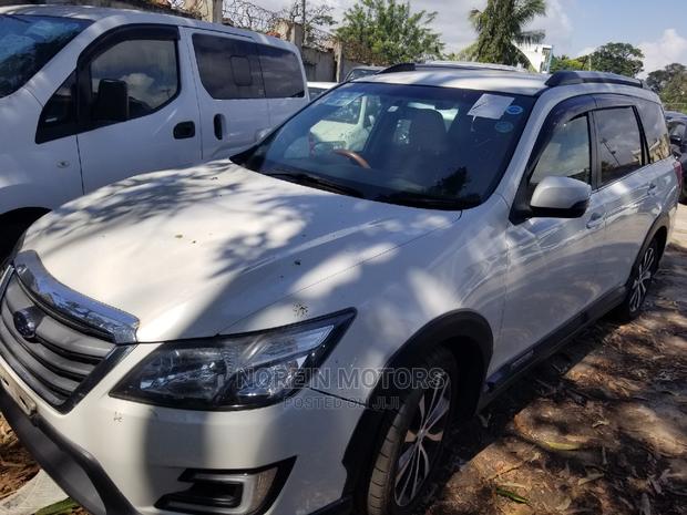 Spacious 2015 Subaru Exiga in White: Reliable and Stylish