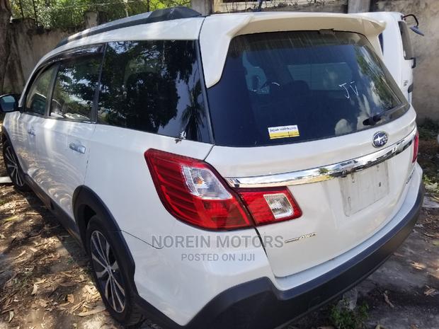 Spacious 2015 Subaru Exiga in White: Reliable and Stylish