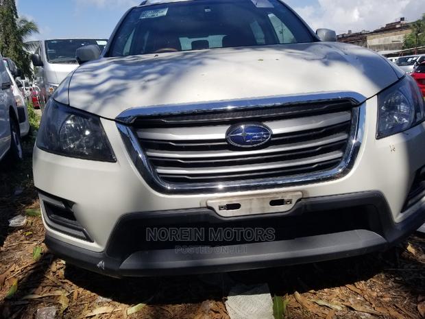 Spacious 2015 Subaru Exiga in White: Reliable and Stylish