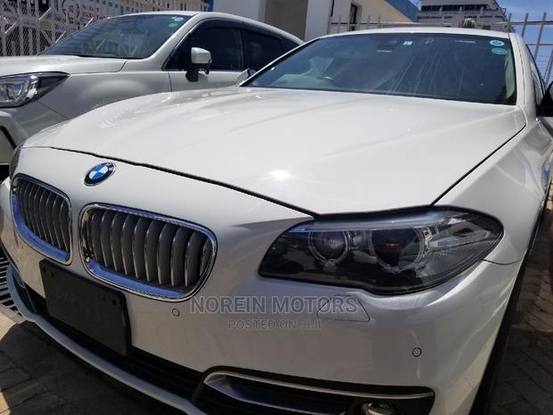 BMW 523i 2015 White Sedan, Perfect for Daily Commute