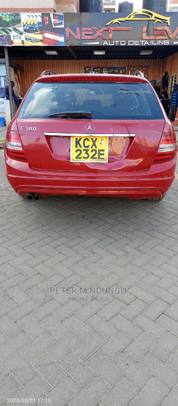 Used 2012 Mercedes-Benz C180 Red with Low Mileage