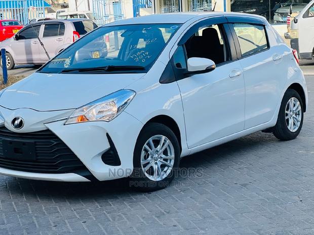 2018 Toyota Vitz - Premium White Compact Car for Daily Commute