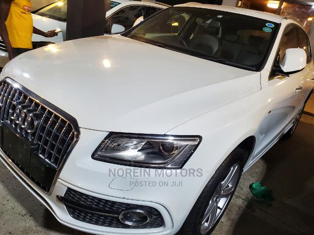 Late-model Audi Q5 2016 in immaculate white condition