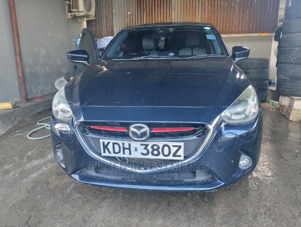 2014 Mazda Demio in Blue: Reliable and Efficient Vehicle