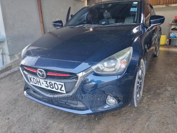 2014 Mazda Demio in Blue: Reliable and Efficient Vehicle