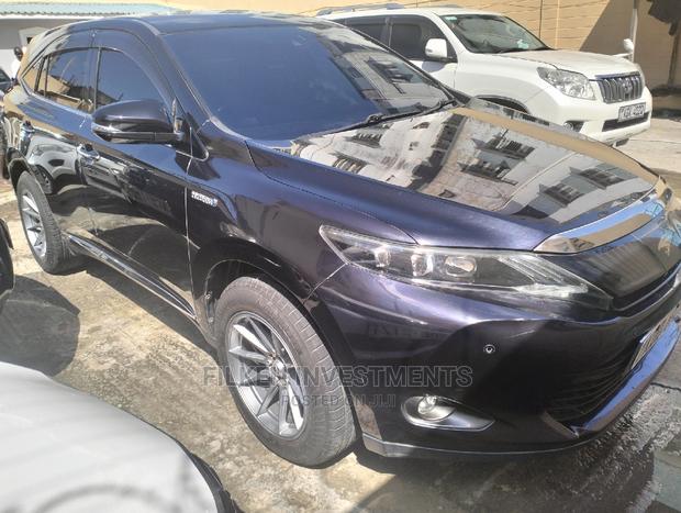 2014 Toyota Harrier 4WD Blue 2.5 Hybrid